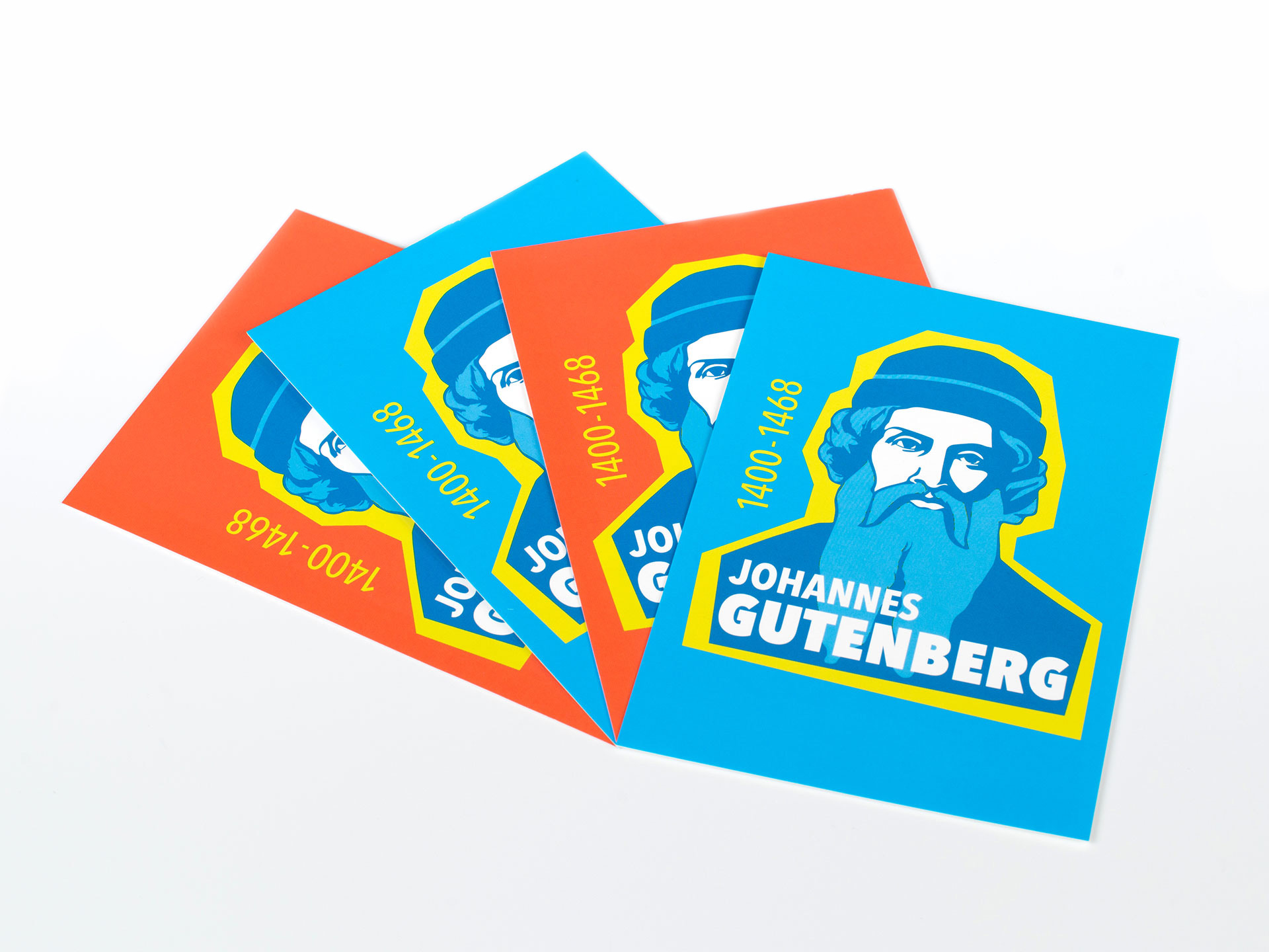  Johannes Gutenberg postcard 