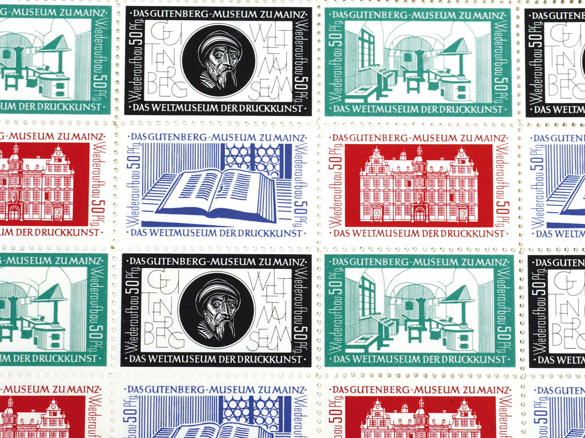 Charity Gutenberg stamps