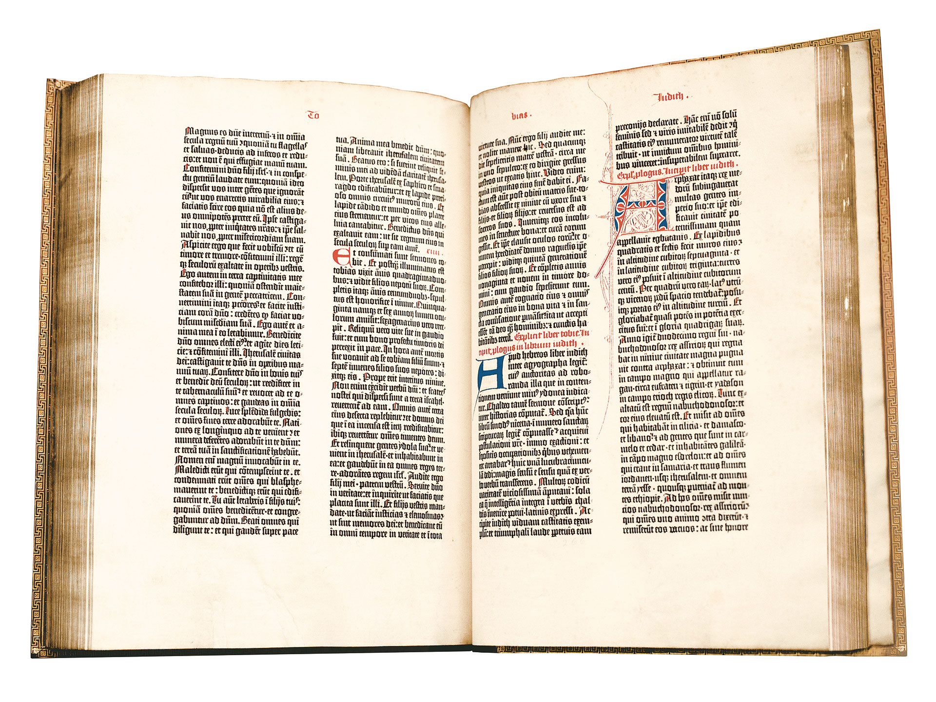 Plakat Gutenberg Bibel, Das Buch Judith