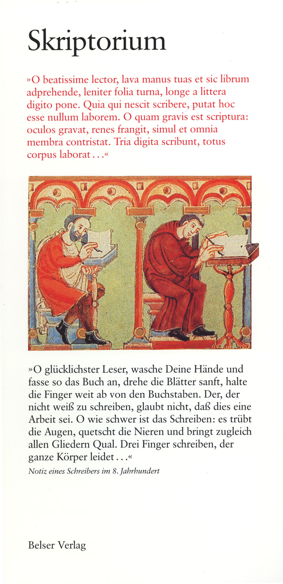 Trost: Skriptorium. Die Buchherstellung im Mittelalter